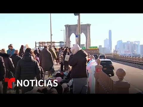 Vendedores ambulantes de Nueva York angustiados por desalojo de los puentes | Noticias Telemundo