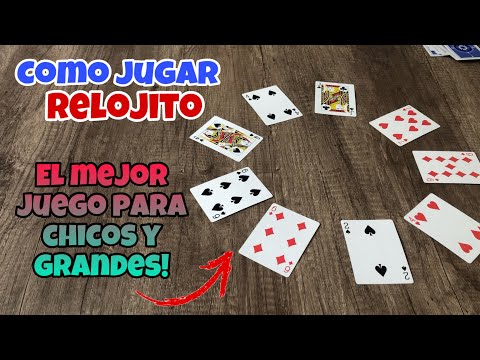 Como jugar relojito / relojito con baraja / como jugar baraja / poker / como jugar cartas / pokar