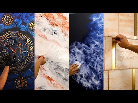 10 CRAZY ways to make wall paint decorations that will blow your mind 🧠🔥