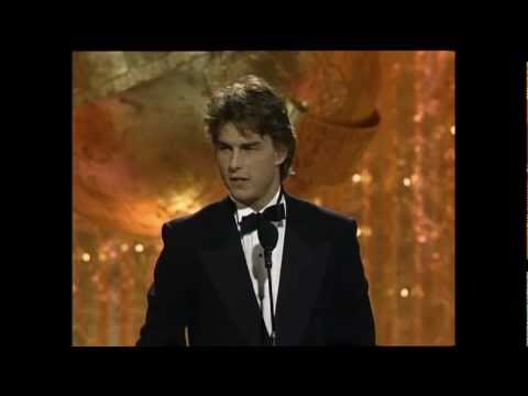 Tom Cruise Wins Best Actor Motion Picture - Golden Globes 1990