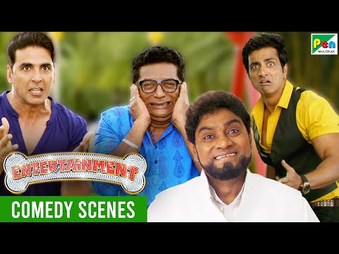 Akshay Kumar - Johnny Lever - Back To Back Comedy Scenes | Entertainment | Sonu Sood, Tamannaah