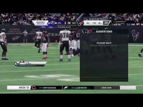 Texans(VS)Ravens Realleague3 Week 13