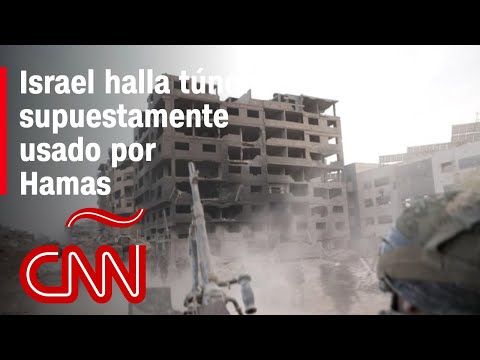 Fuerzas de Defensa de Israel le muestran a CNN un t&amp;uacute;nel entre un hospital y una escuela en Gaza