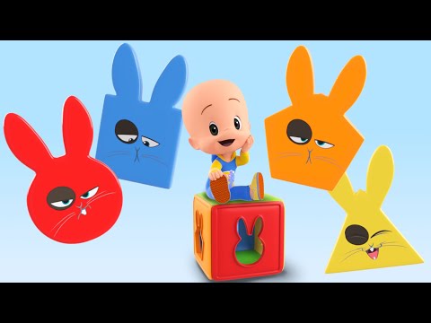 Learn the shapes with Cuqu&iacute;n and Ghost's color cube and more learning videos with Cuquin School Fun