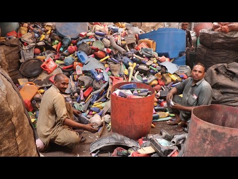 Amazing Recycling Process of Plastic Scrap