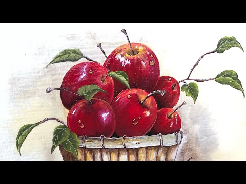 The secrets to painting the most beautiful apples