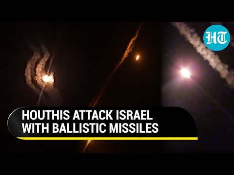 Houthis Unleash Ballistic Missiles On Israel; Vow To Continue Attacks As IDF Intercepts | Watch