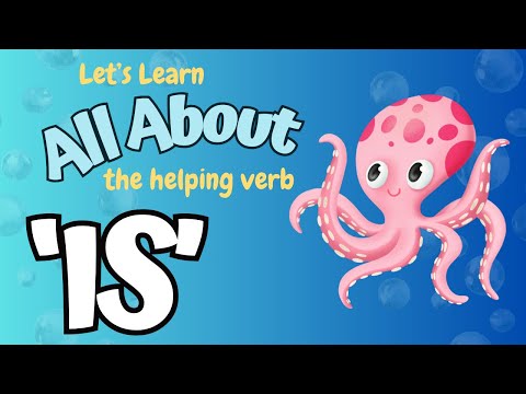 KIDS educational videos kindergarten / 1st grade English Reading: Helping Verbs IS / Auxiliary Verbs