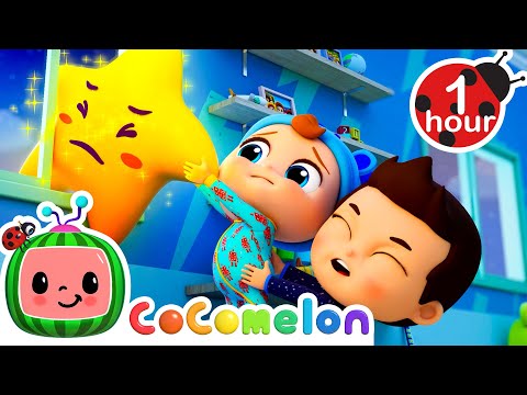 Twinkle Twinkle Little Yellow Star is Stuck! | 1 Hour of Little Angel Nursery Rhymes