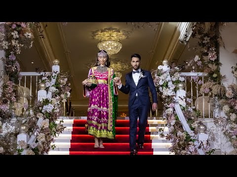 Beautiful  Afghan Wedding Entrance With Afghani Dress And Saxophone, 4K Resolution