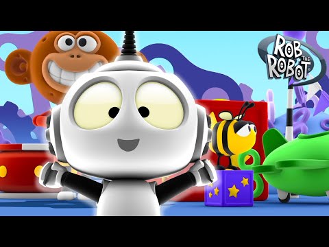 Rob's Adventure to Wind-Up Planet! ? | Rob The Robot  ? | Preschool Learning