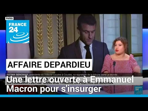 Affaire Depardieu : l'association MeTooMedia fustige le soutien de Macron &agrave; l'acteur &bull; FRANCE 24