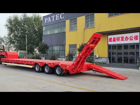 lowbed semi trailer 