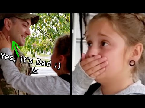 Soldiers Coming Home Compilation 2023 | BEST Surprise Reactions Part 1-3