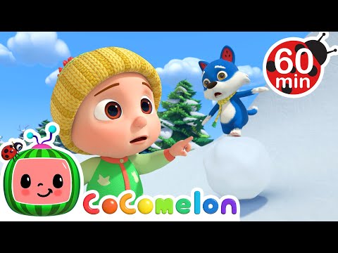 Wally &amp; The GIANT Snowball! | Deck The Halls | CoComelon Animal Time | Animal Nursery Rhymes