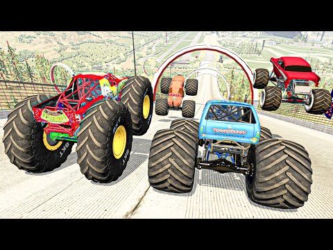 BeamNG Drive Crazy Gameplay on Super Ramp