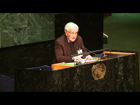 In U.N. Speech, Noam Chomsky Blasts United States for Supporting Israel, Blocking Palestinian State