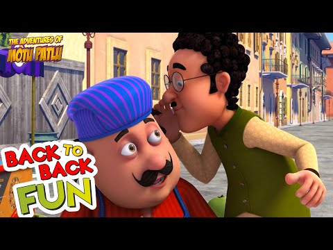 Back To Back Fun | 55 | Motu Patlu Cartoons | S11 | Cartoons For Kids | 