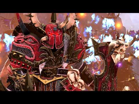 WARRIORS OF CHAOS vs SKAVEN - Total War: Warhammer 3 Cinematic Battle