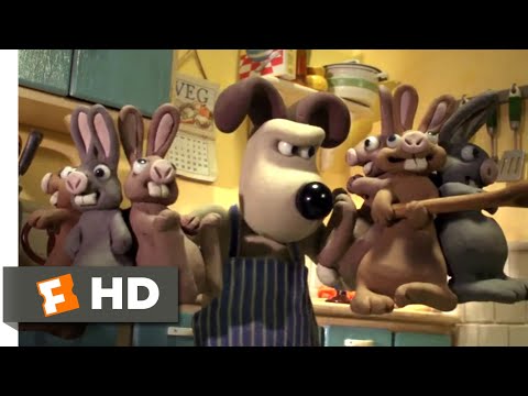 Wallace &amp; Gromit: The Curse of the Were-Rabbit (2005) - Bunny Breakfast Scene (1/10) | Movieclips