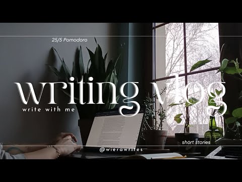 1 Hour Write With Me/ Writing In Real Time, 25/5 Pomodoro, Background Noise