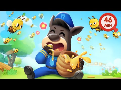 The Bees Go Buzzing 🐝 | Cartoons for Kids | Outdoor Safety Tips | Play Safe | Sheriff Labrador