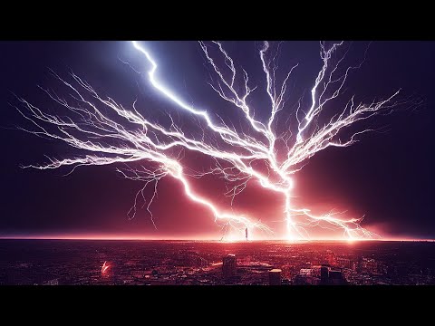 Heavy Thunderstorm Sounds | Relaxing Rain, Thunder &amp; Lightning Ambience for Sleep | HD Nature Video