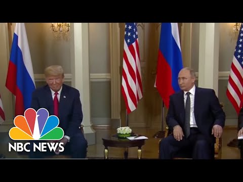 Donald Trump And Vladimir Putin Sit Down For Face-To-Face Talks | NBC News