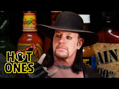 The Undertaker Takes Care of Business While Eating Spicy Wings | Hot Ones