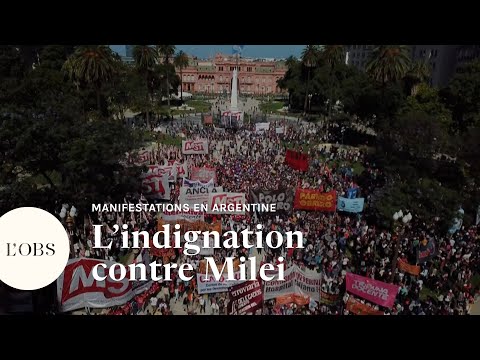 En Argentine, la premi&egrave;re manifestation contre Javier Milei et la d&eacute;r&eacute;gulation de l'&eacute;conomie