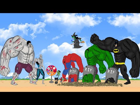 Team Hulk,Spiderman,BatMan &amp; Team Hulk Spiderman ZOMBIE : Evolution Mystery |SUPER HOT MOVIES-FUNNY