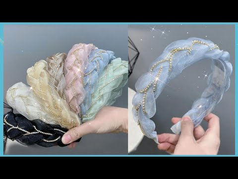 ✨️DIY HEADBAND/C&oacute;mo hacer una Diadema para ti para vender o Regalar/balaca