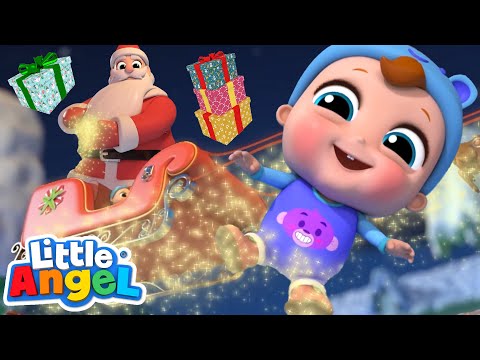 Jingle Bells | Baby John and Santa's Christmas Adventure! | Kids Cartoons and Nursery Rhymes