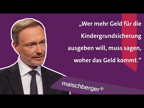 Bundesfinanzminister Christian Lindner (FDP) &uuml;ber den Haushalt 2024 | maischberger