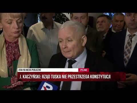 Kaczyński: Ludzie, kt&oacute;rzy są odpowiedzialni za atak na wolne media, zasiądą na ławie oskarżonych !