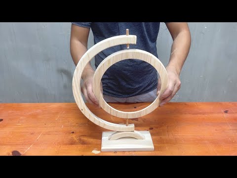 Inspirational Woodworking Ideas // Unique Homemade    Desk Clock That You Have Never Seen Before