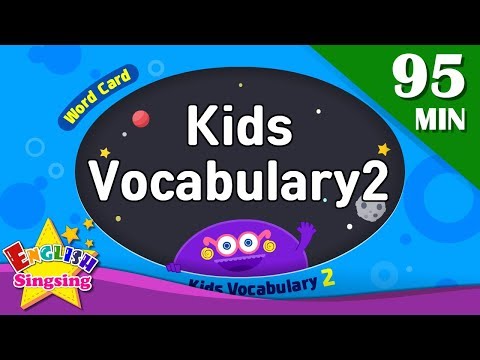 Kids vocabulary 2 compilation - Words Cards collection (ABC first Dictionary)｜English for kids