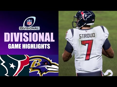 Texans vs. Ravens Divisional Round | Madden 24 Simulation Highlights