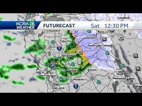 Sunny today but more rain and snow on the way in Northern California