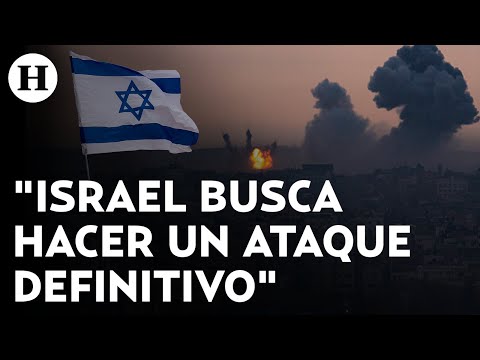 &quot;La idea es aplastar cualquier rastro de Ham&aacute;s&quot;, advierte experto sobre el conflicto en Gaza