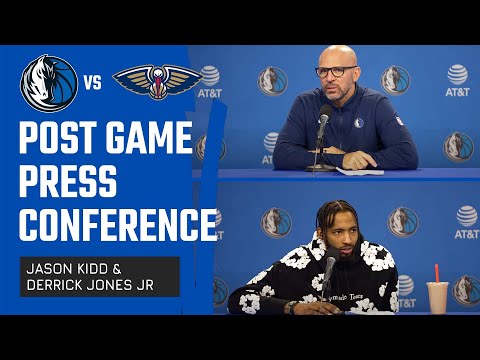 Jason Kidd, Derrick Jones Jr. | Press Conference vs NOP | 01/13/24