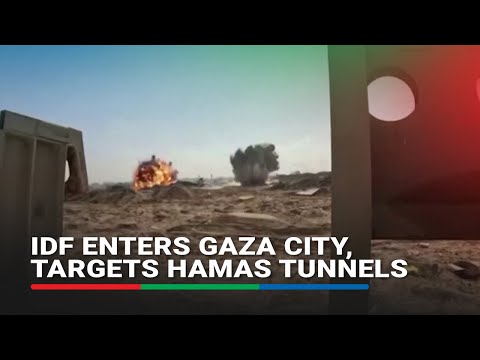 Israeli army video shows Hamas tunnels being destroyed