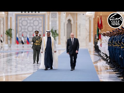 UAE President hosts a state reception for President of Russia