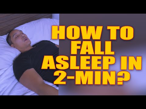 How to Fall Asleep in 2 Minutes (Military Technique)