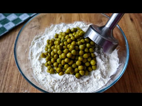 😱 mix peas with flour for incredibly delicious result.❗ selling recipe of a famous restaurant.💯