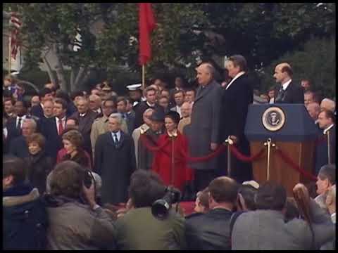 President Reagan's Remarks at Arrival Ceremony for Mikhail Gorbachev on December 8, 1987