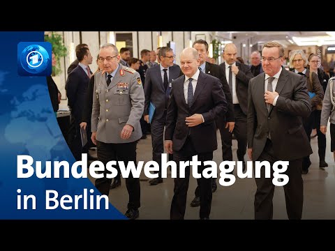 Bundeswehrtagung: Scholz sichert h&ouml;heren Verteidigungsetat zu