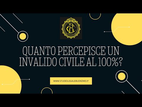 Quanto percepisce un invalido civile al 100%?