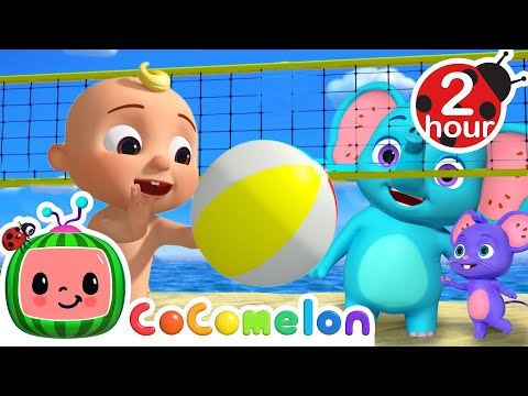 Fun at the Beach (Animal Time) | CoComelon JJ's Animal Time | Animal Songs for Kids