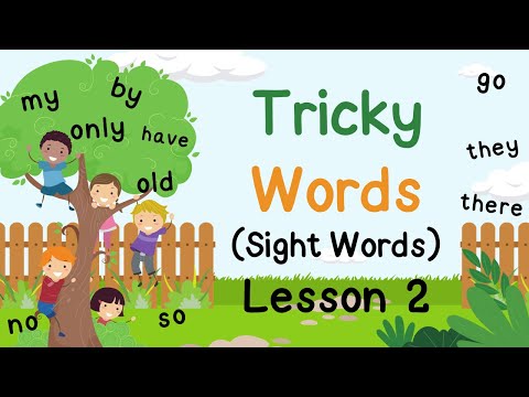 Reading Practice with Tricky Words | Lesson 2 | Sight Words 